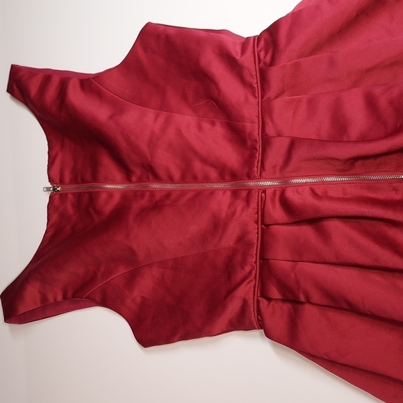 Forever 21 XXI Red Dress Sleeveless Lined Size M - Picture 10 of 13